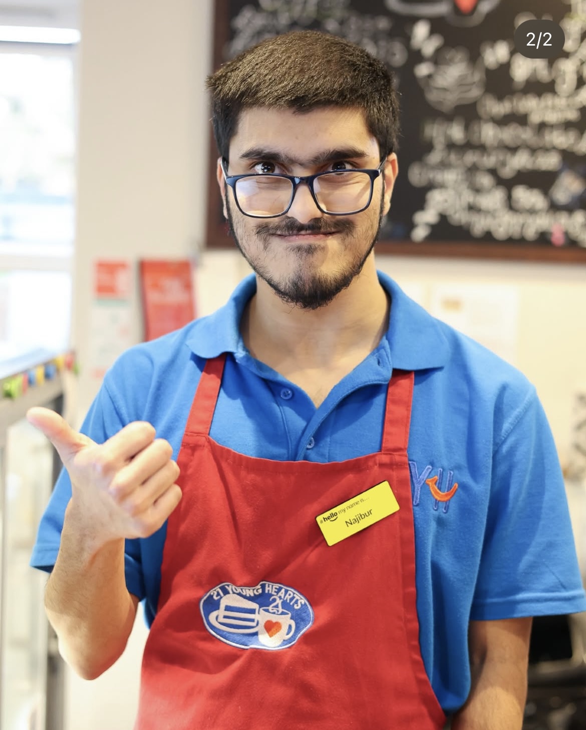 Team member at 21 Young Hearts